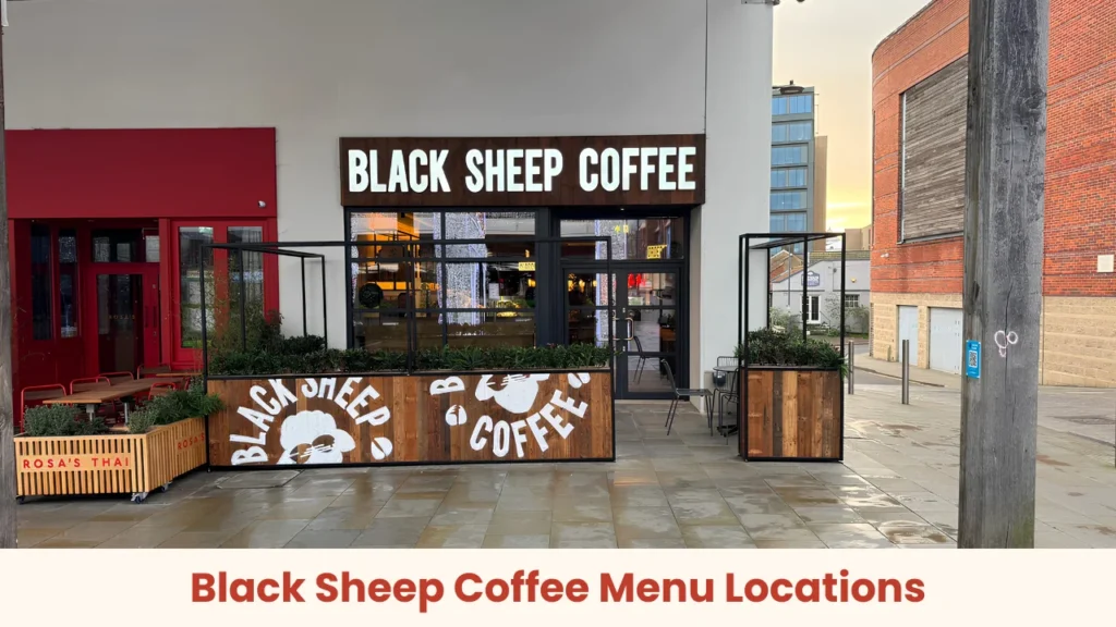 Black Sheep Coffee Menu Locations