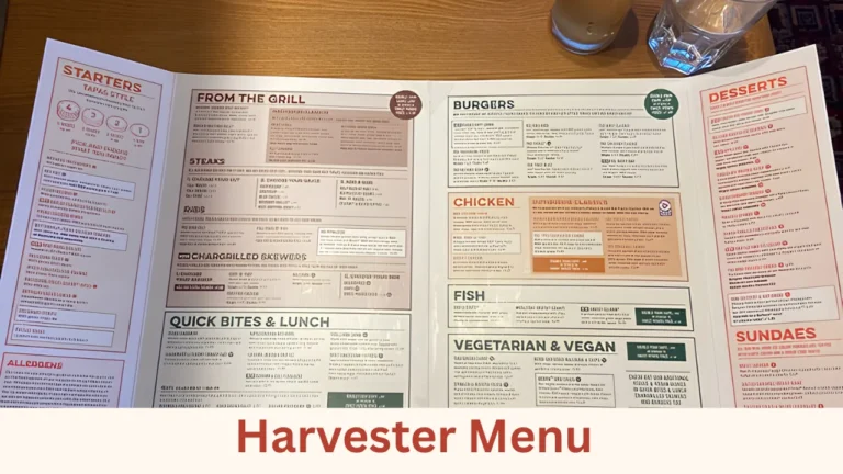 Harvester Menu