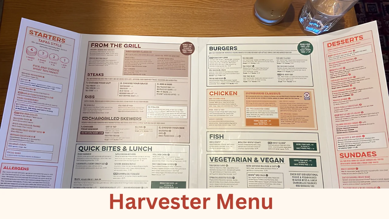 Harvester Menu