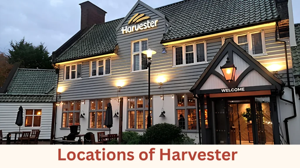 Locations of Harvester