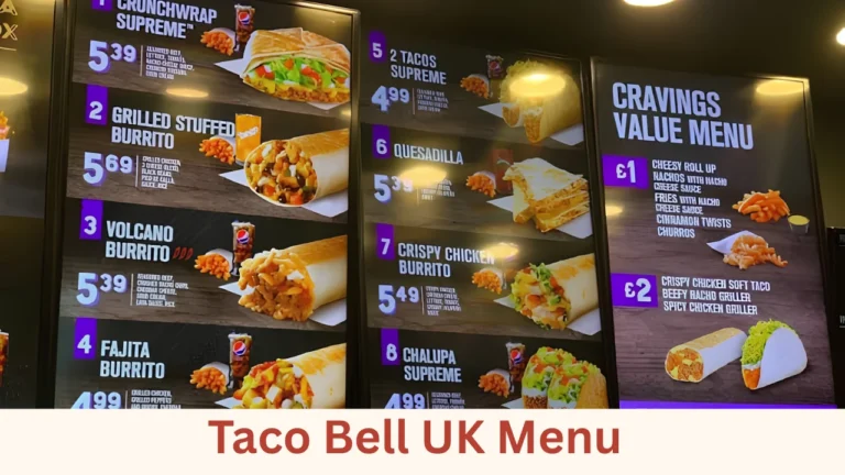 Taco Bell UK Menu