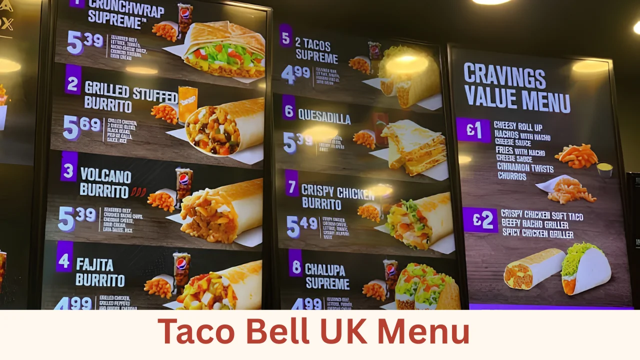 Taco Bell UK Menu
