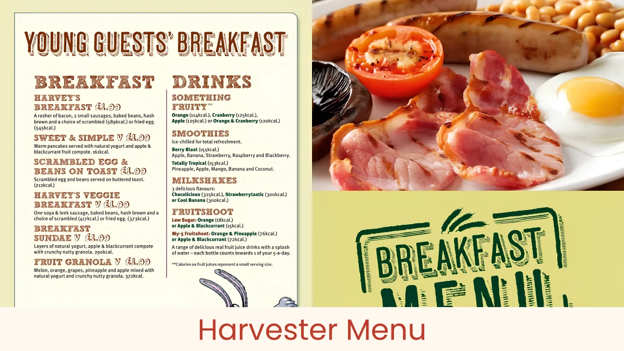 Harvester Menu