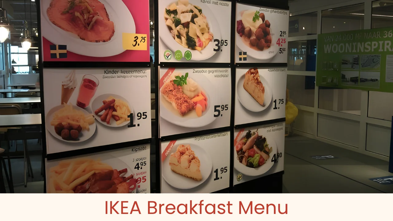 IKEA Breakfast Menu