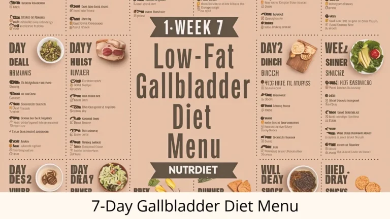 7-Day Gallbladder Diet Menu