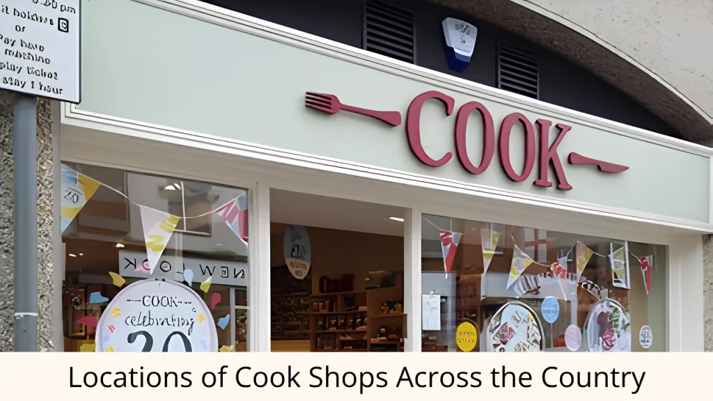 Locations of Cook Shops Across the Country