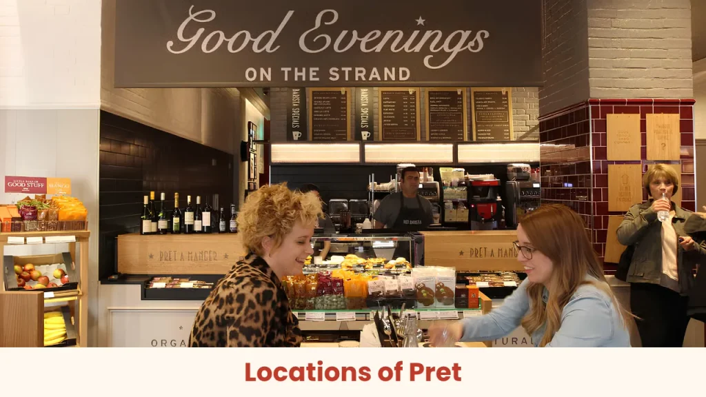 Locations of Pret
