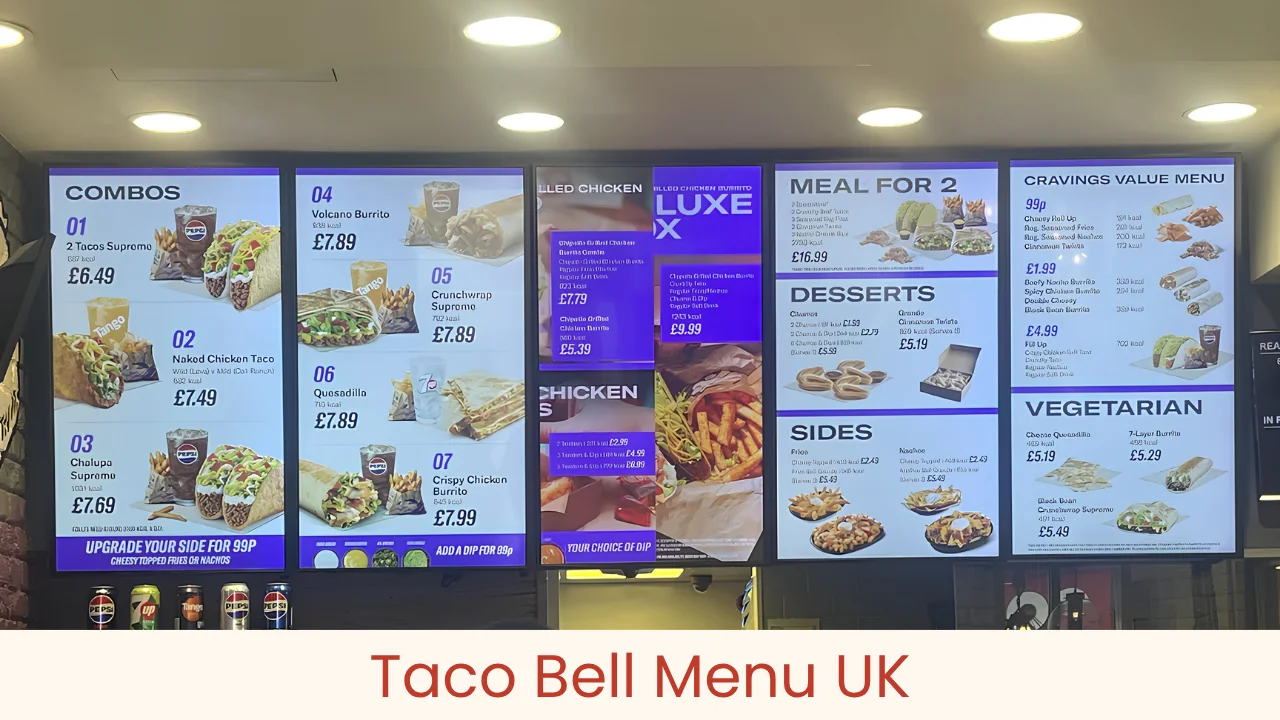 Taco Bell Menu UK